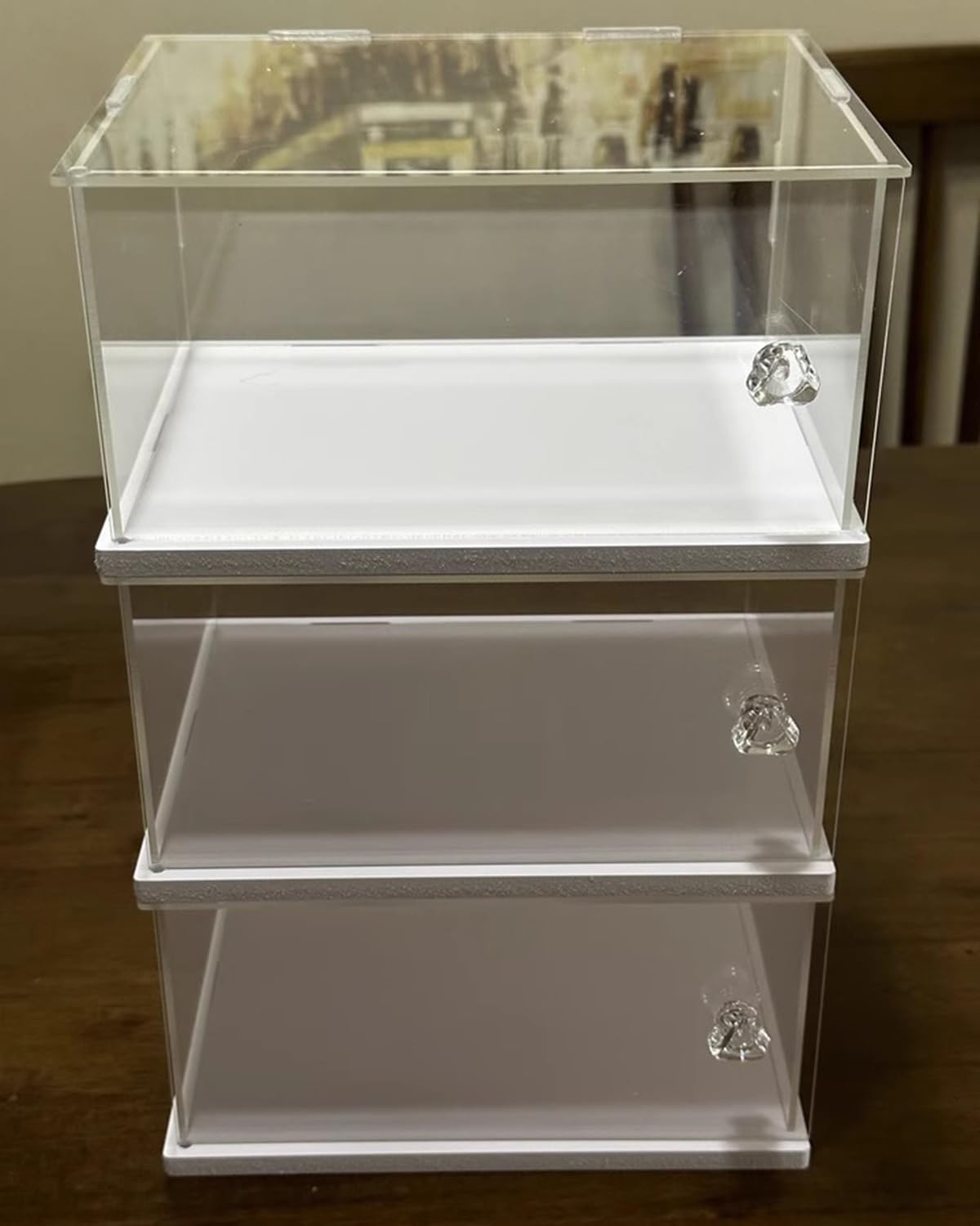 アクリル製ディスプレイケース x2 アクリル製ディスプレイケース「J